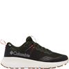 COLUMBIA MENS WATERPROOF LACE TRAINER - GREEN RED
